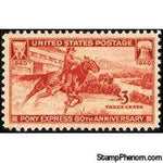 United States of America 1940 The Pony Express Anniversary-Stamps-United States of America-Mint-StampPhenom