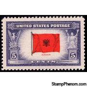 United States of America 1943 Overrun Countries-Stamps-United States of America-Mint-StampPhenom