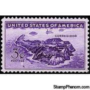 United States of America 1944 Corregidor Island, Philippines-Stamps-United States of America-Mint-StampPhenom