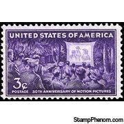 United States of America 1944 The 50th Anniversary of Motion Pictures-Stamps-United States of America-Mint-StampPhenom