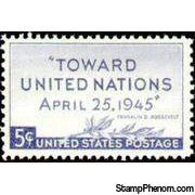 United States of America 1945 San Francisco Conference-Stamps-United States of America-Mint-StampPhenom