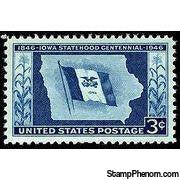 United States of America 1946 The 100th Anniversary of Iowa Statehood-Stamps-United States of America-Mint-StampPhenom