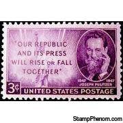 United States of America 1947 Joseph Pulitzer-Stamps-United States of America-Mint-StampPhenom