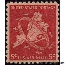 United States of America 1948 New York City Airmail-Stamps-United States of America-Mint-StampPhenom