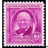 United States of America 1948 William Allen White-Stamps-United States of America-Mint-StampPhenom