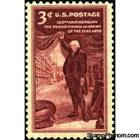 United States of America 1955 150th Anniversary of Pennsylvania Academy of Fine Arts-Stamps-United States of America-Mint-StampPhenom