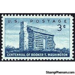 United States of America 1956 Centennial of Booker T. Washington-Stamps-United States of America-Mint-StampPhenom
