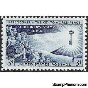 United States of America 1956 Children of the World Stamp-Stamps-United States of America-Mint-StampPhenom