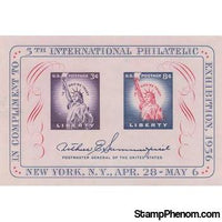 United States of America 1956 Fifth International Philatelic Exhibition, 1956-Stamps-United States of America-Mint-StampPhenom