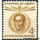 United States of America 1958 Champions of Liberty - Simon Bolivar-Stamps-United States of America-Mint-StampPhenom