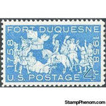 United States of America 1958 Fort Duquesne-Stamps-United States of America-Mint-StampPhenom