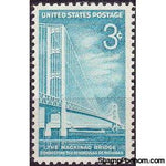 United States of America 1958 Mackinac Bridge-Stamps-United States of America-Mint-StampPhenom