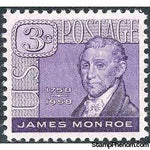 United States of America 1958 The 200th Birth Anniversary of James Monroe-Stamps-United States of America-Mint-StampPhenom