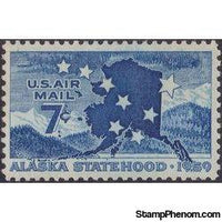 United States of America 1959 Alaska Statehood-Stamps-United States of America-Mint-StampPhenom