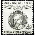 United States of America 1959 Champions of Liberty - Ernst Reuter-Stamps-United States of America-Mint-StampPhenom
