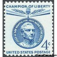 United States of America 1959 Champions of Liberty - José de San Martin-Stamps-United States of America-Mint-StampPhenom