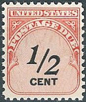 United States of America 1959 Postage Due - Numerals-Stamps-United States of America-Used-StampPhenom