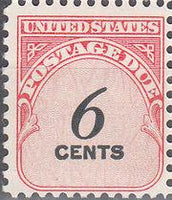 United States of America 1959 Postage Due - Numerals-Stamps-United States of America-Mint-StampPhenom