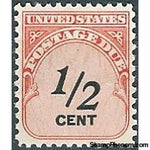 United States of America 1959 Postage Due - Numerals-Stamps-United States of America-Mint-StampPhenom