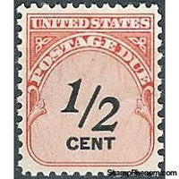 United States of America 1959 Postage Due - Numerals-Stamps-United States of America-Mint-StampPhenom