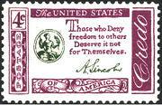 United States of America 1960 "American Credo"-Stamps-United States of America-Mint-StampPhenom