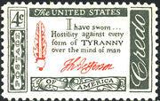 United States of America 1960 "American Credo"-Stamps-United States of America-Mint-StampPhenom