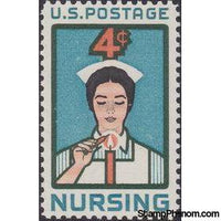 United States of America 1961 Honoring the Nursing Profession-Stamps-United States of America-Mint-StampPhenom