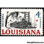 United States of America 1962 150th Anniversary of Louisiana Statehood-Stamps-United States of America-Mint-StampPhenom