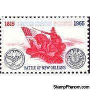 United States of America 1965 150th Anniversary of Battle of New Orleans-Stamps-United States of America-Mint-StampPhenom