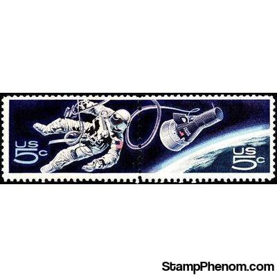 United States of America 1967 Space Accomplishments-Stamps-United States of America-Mint-StampPhenom