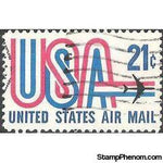 United States of America 1971 Airmail - USA and Jet-Stamps-United States of America-Mint-StampPhenom