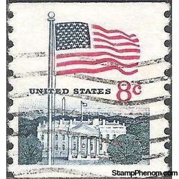 United States of America 1971 Flag over White House-Stamps-United States of America-Mint-StampPhenom