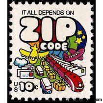 United States of America 1974 ZIP Code-Stamps-United States of America-Mint-StampPhenom