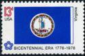 United States of America 1976 State Flags-Stamps-United States of America-Mint-StampPhenom