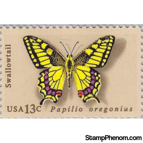 United States of America 1977 Butterflies-Stamps-United States of America-Mint-StampPhenom