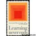 United States of America 1980 Learning Never Ends "Glow" by Josef Albers-Stamps-United States of America-Mint-StampPhenom