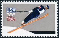 United States of America 1980 Olympic Winter Games-Stamps-United States of America-Mint-StampPhenom