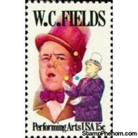 United States of America 1980 Performing Arts and Artists. W. C. Fields-Stamps-United States of America-Mint-StampPhenom