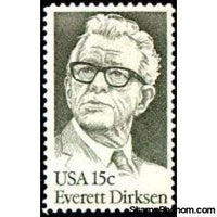 United States of America 1981 Senator Everett Dirksen Commemoration-Stamps-United States of America-Mint-StampPhenom