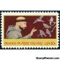 United States of America 1982 Francis of Assisi-Stamps-United States of America-Mint-StampPhenom