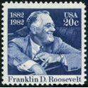 United States of America 1982 Franklin D. Roosevelt-Stamps-United States of America-Mint-StampPhenom