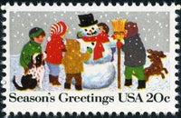 United States of America 1982 Season's Greetings-Stamps-United States of America-Mint-StampPhenom