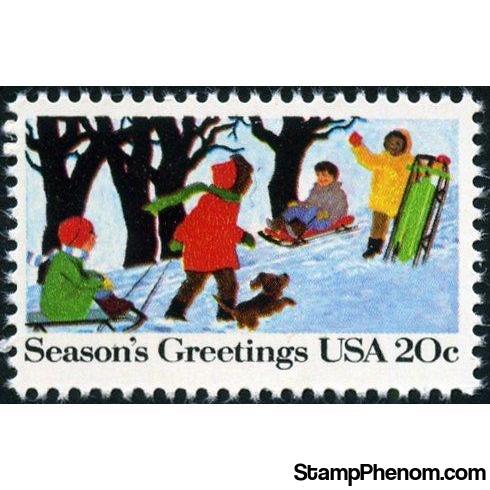 United States of America 1982 Season's Greetings-Stamps-United States of America-Mint-StampPhenom