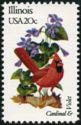 United States of America 1982 State Bird and Flowers-Stamps-United States of America-Mint-StampPhenom