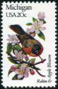 United States of America 1982 State Bird and Flowers-Stamps-United States of America-Mint-StampPhenom