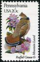 United States of America 1982 State Bird and Flowers-Stamps-United States of America-Mint-StampPhenom