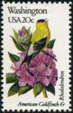 United States of America 1982 State Bird and Flowers-Stamps-United States of America-Mint-StampPhenom