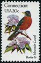 United States of America 1982 State Bird and Flowers-Stamps-United States of America-Mint-StampPhenom