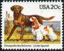 United States of America 1984 American Dogs-Stamps-United States of America-Mint-StampPhenom