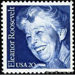 United States of America 1984 Eleanor Roosevelt-Stamps-United States of America-Mint-StampPhenom